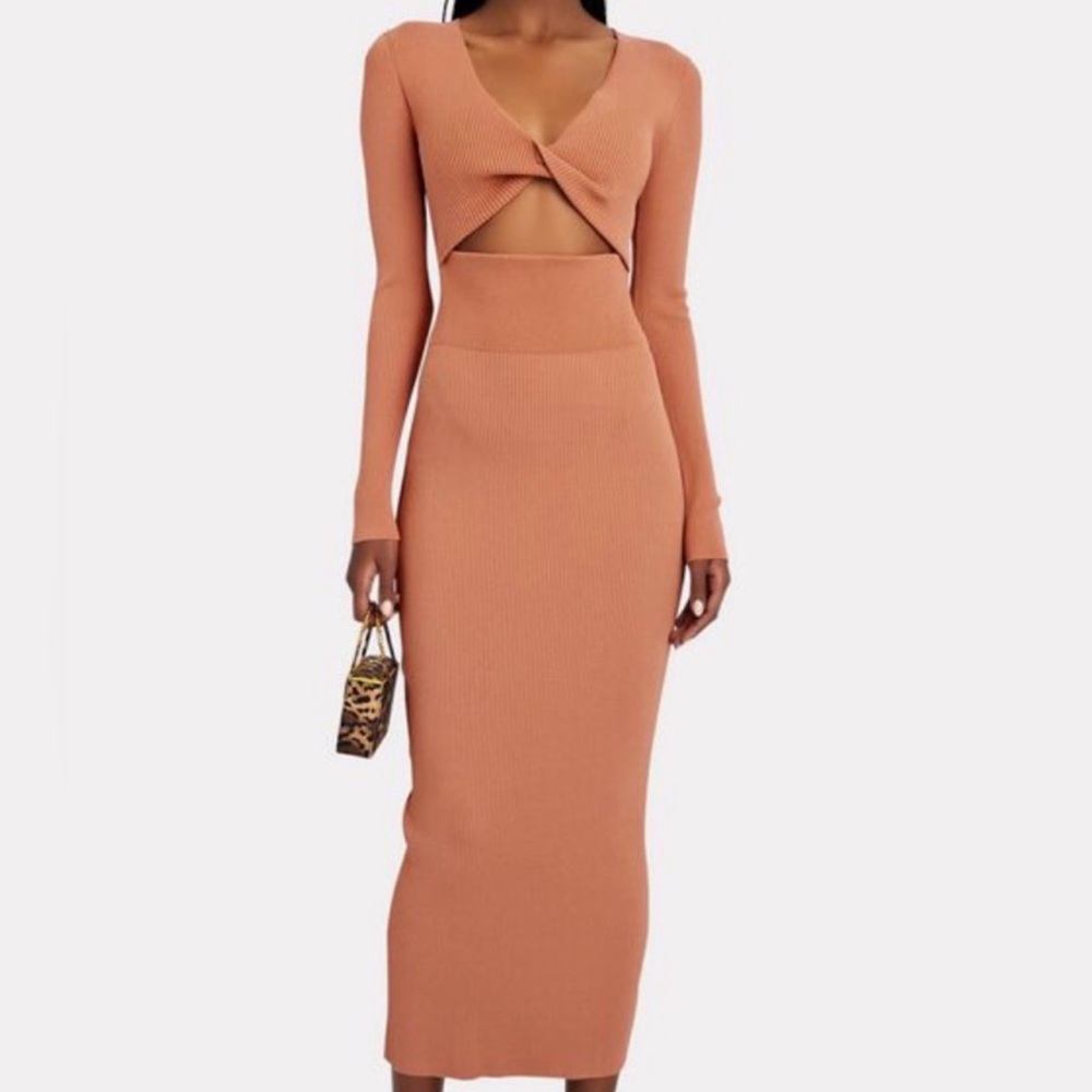 A.L.C. Terracotta Long Sleeve Dress
